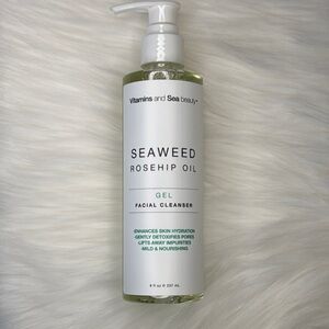 Vitamins and Sea beauty Seaweed Rosehip Oil Gel Facial Cleanser